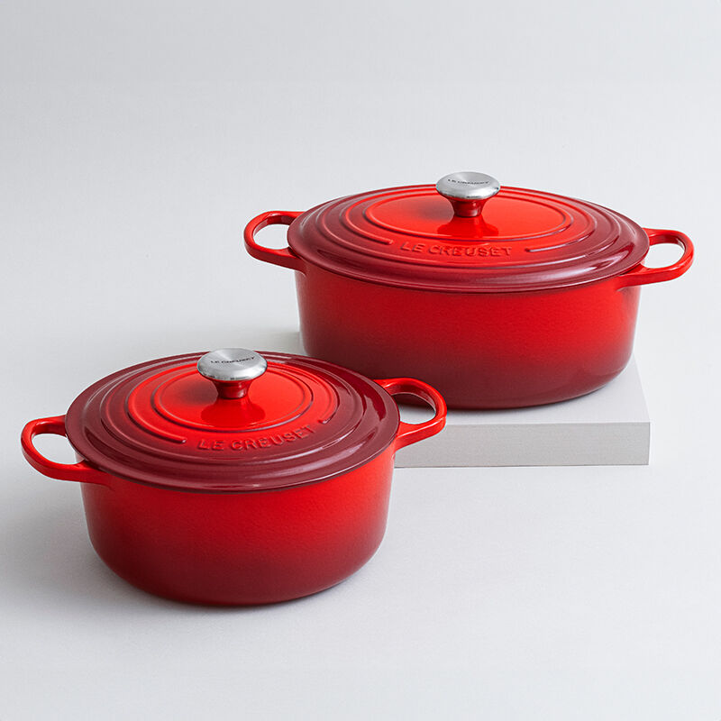Set of 2 Dutch Ovens and French Ovens | Le Creuset